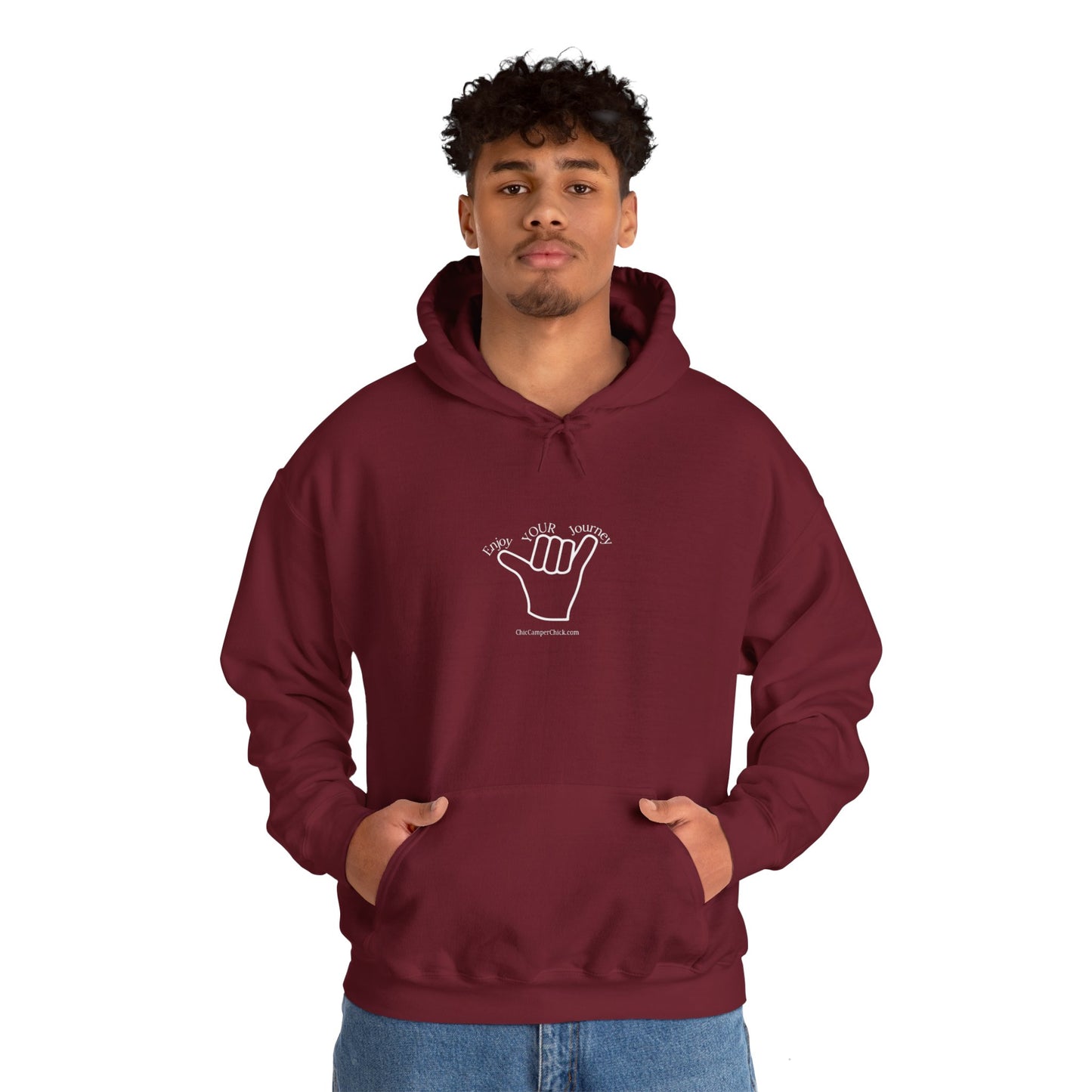 Enjoy Your Journey Hang Loose Hoodie Unisex Heavy Blend™ Hooded Sweatshirt