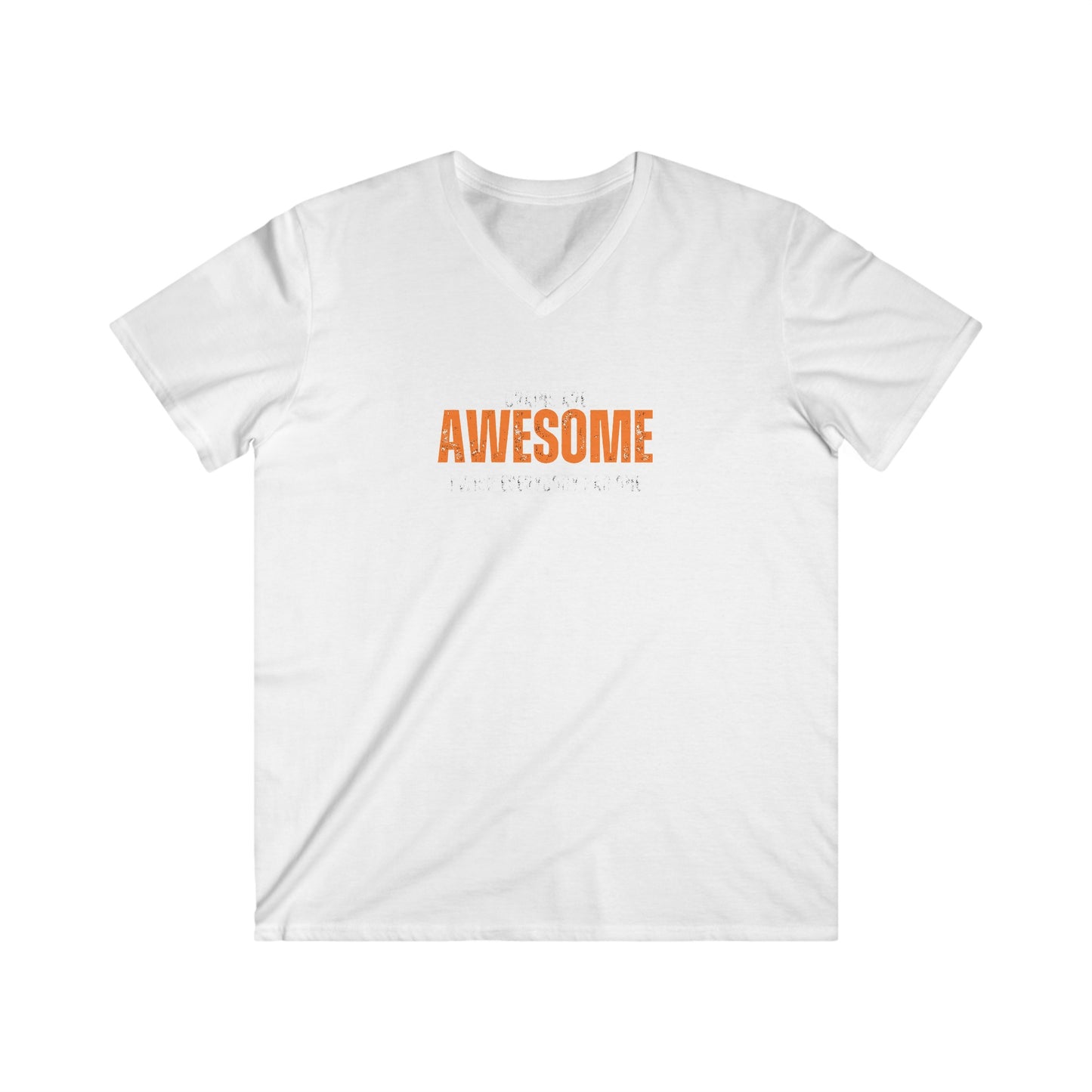 Brains are awesome I wish everybody had one by Chic Camper Chick Men's Fitted V-Neck Short Sleeve Tee